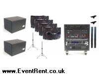 4 x  Bose 802 speakers - 225w-8ohm. twin  jacks & twin male XLR socket. 2 x OC2000 12 400W. 4 ohm base bins. 1 x AMP - Disco Lighting  Rack System 3. 12U Rack Bose +++++